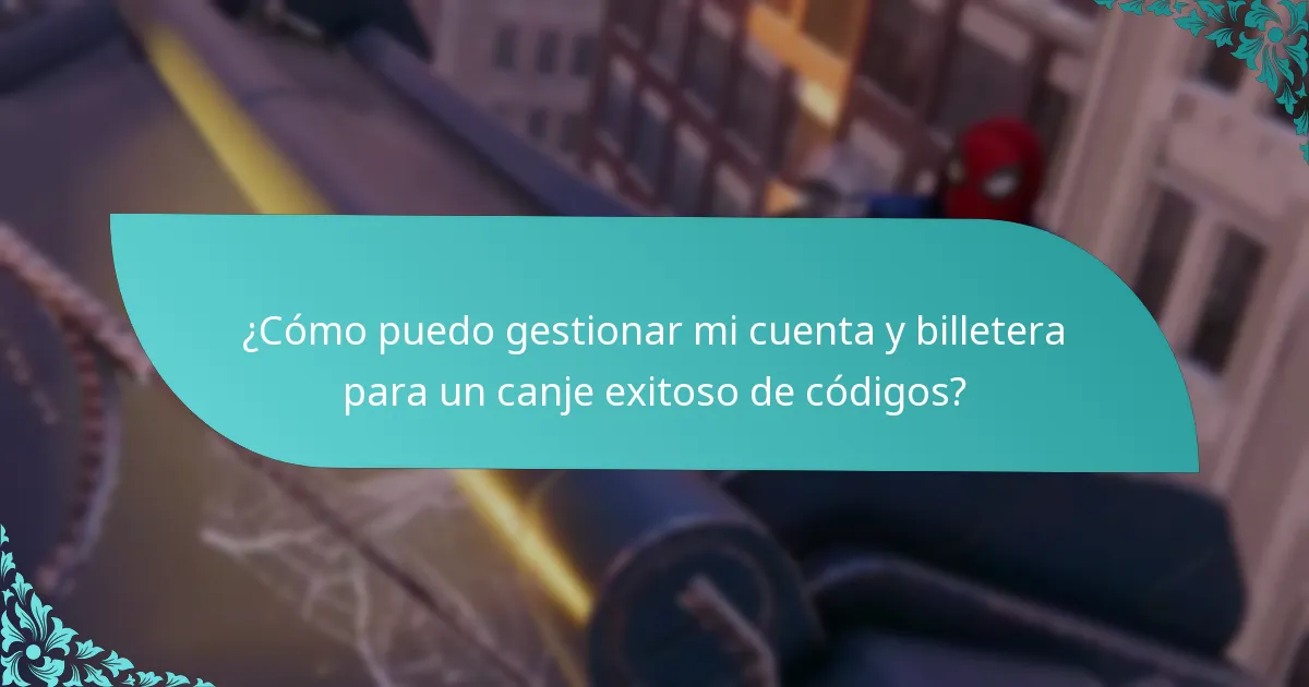 ¿Cómo puedo solucionar problemas de canje de códigos de billetera?