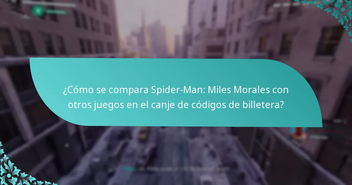 ¿Dónde puedo comprar códigos de billetera para Spider-Man: Miles Morales?