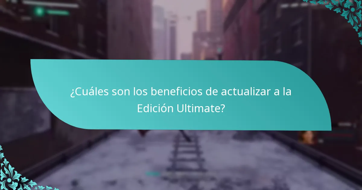 ¿Qué consolas son compatibles con la actualización de la Edición Ultimate de Spider-Man: Miles Morales?